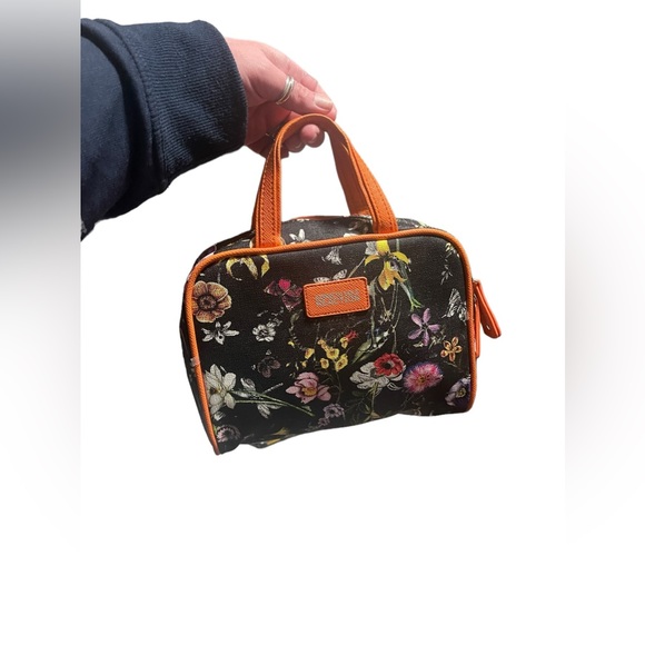 NWOT Kenneth Cole Reaction Floral Cosmetic Bag - Picture 1 of 10